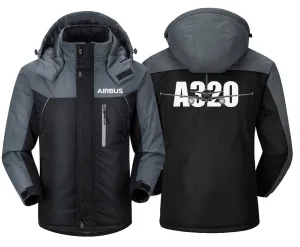 AIRBUS A320 WINTER JACKET - WATER-RESISTANT, SNOW-READY, UNIQUE DESIGN, SLIM FIT WINDBREAKER