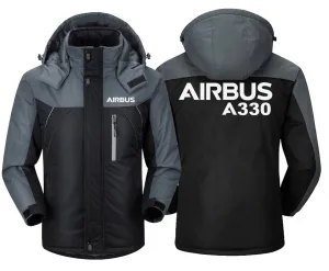 Airbus A330 Winter Coat - Water-Resistant, Heavy Snow Protection, Unique Design with Utility Pocket