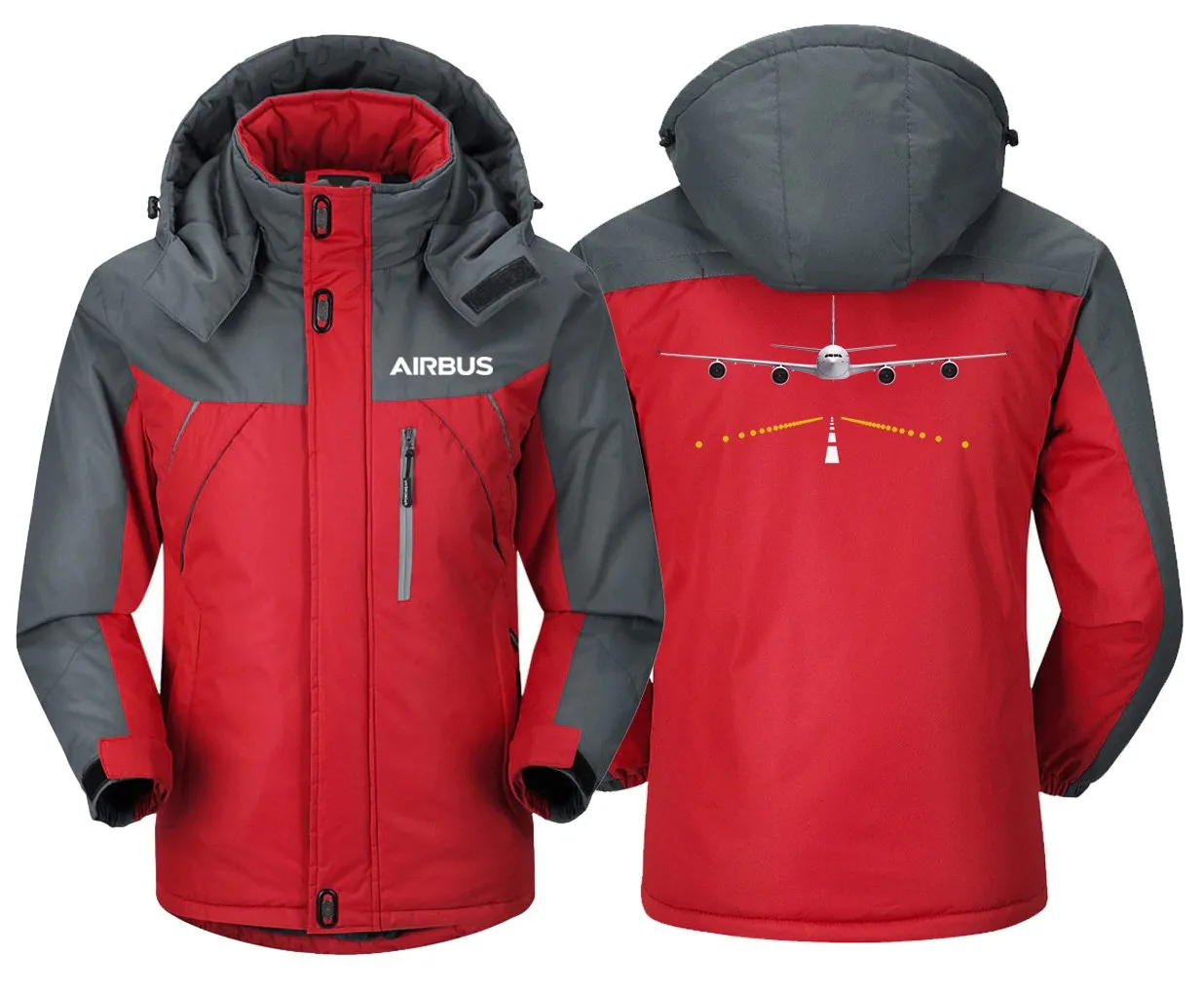 AIRBUS A340 WINTER COAT - WATER-RESISTANT, WINDPROOF SLIM FIT JACKET WITH UTILITY POCKETS