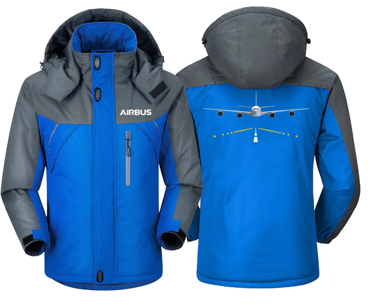AIRBUS A340 WINTER COAT - WATER-RESISTANT, WINDPROOF SLIM FIT JACKET WITH UTILITY POCKETS