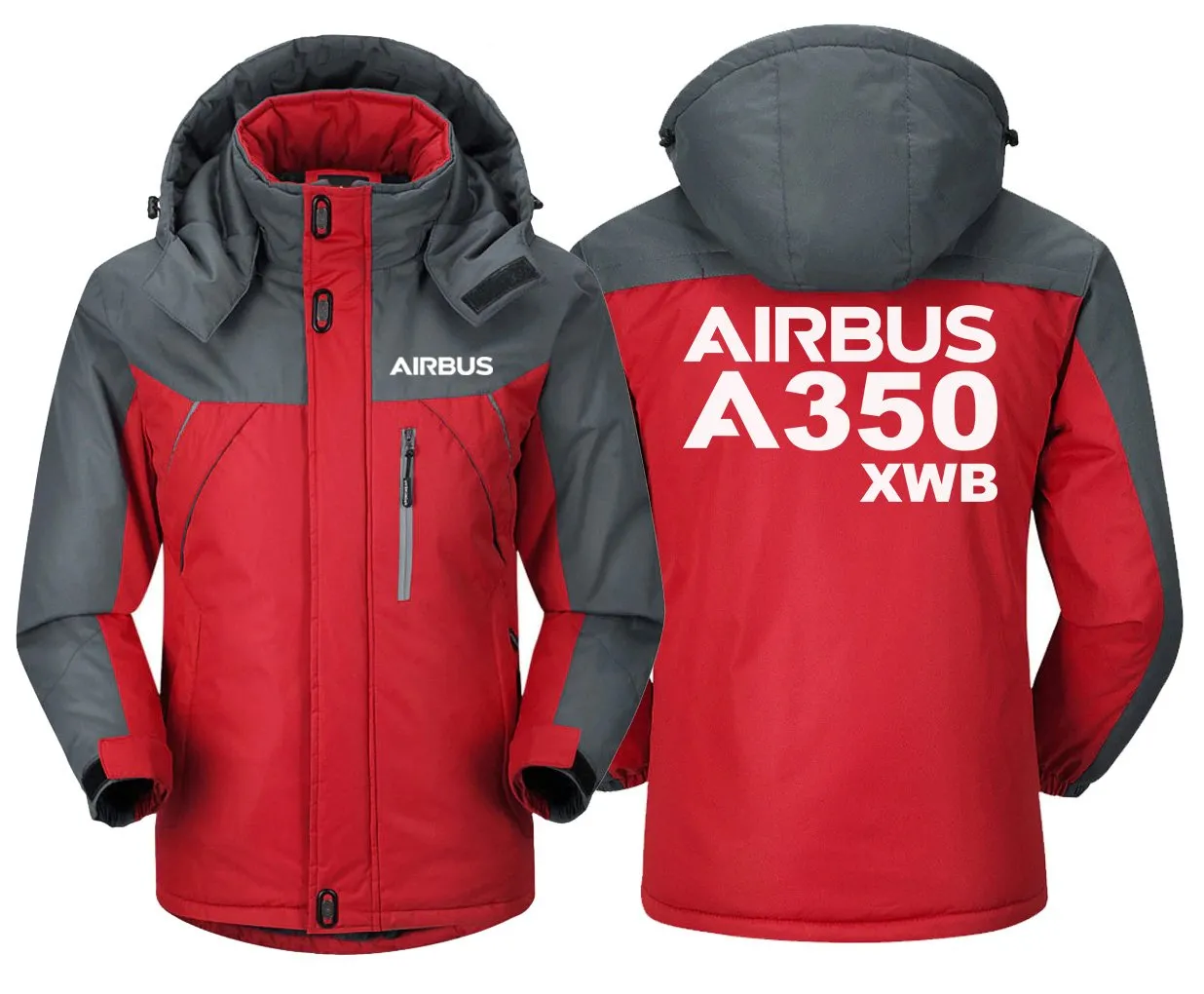 Airbus A350 XWB Winter Jacket - Water-Resistant, Snow-Proof, Unique Design, Slim Fit
