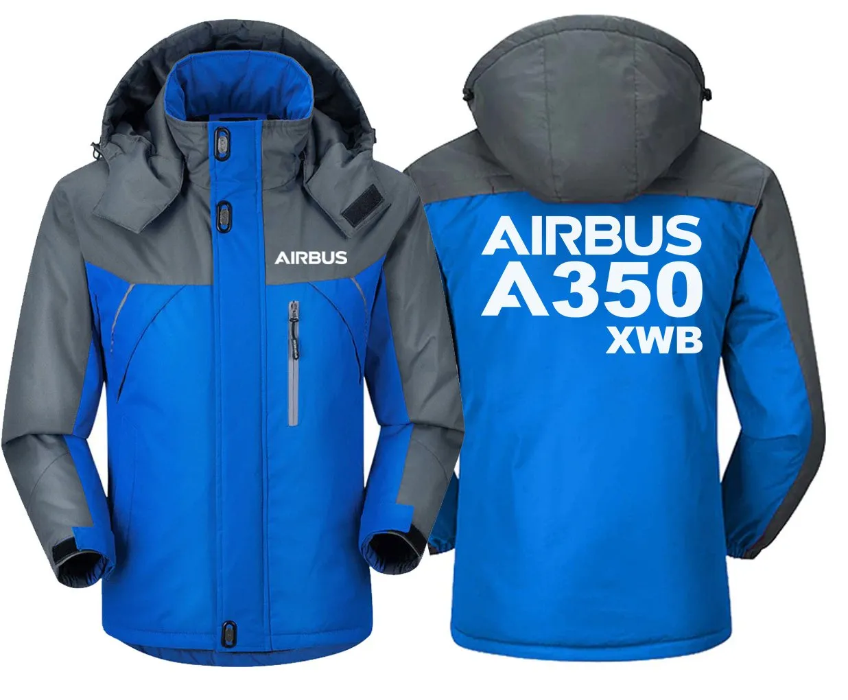Airbus A350 XWB Winter Jacket - Water-Resistant, Snow-Proof, Unique Design, Slim Fit