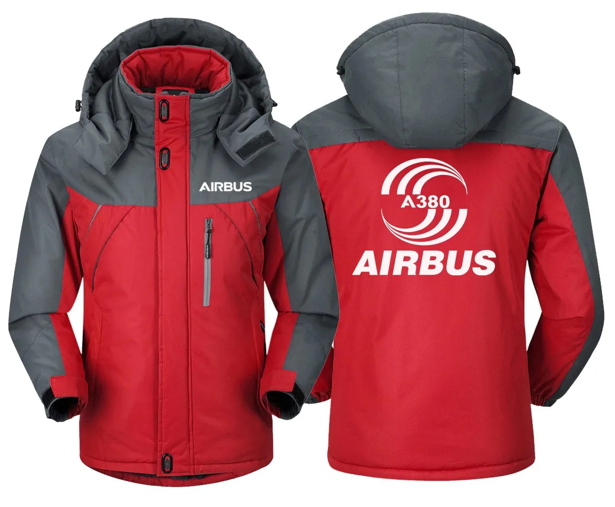 Airbus A380 Winter Jacket - Water-Resistant, Snow And Wind Resistant, Unique Design And Slim Fit