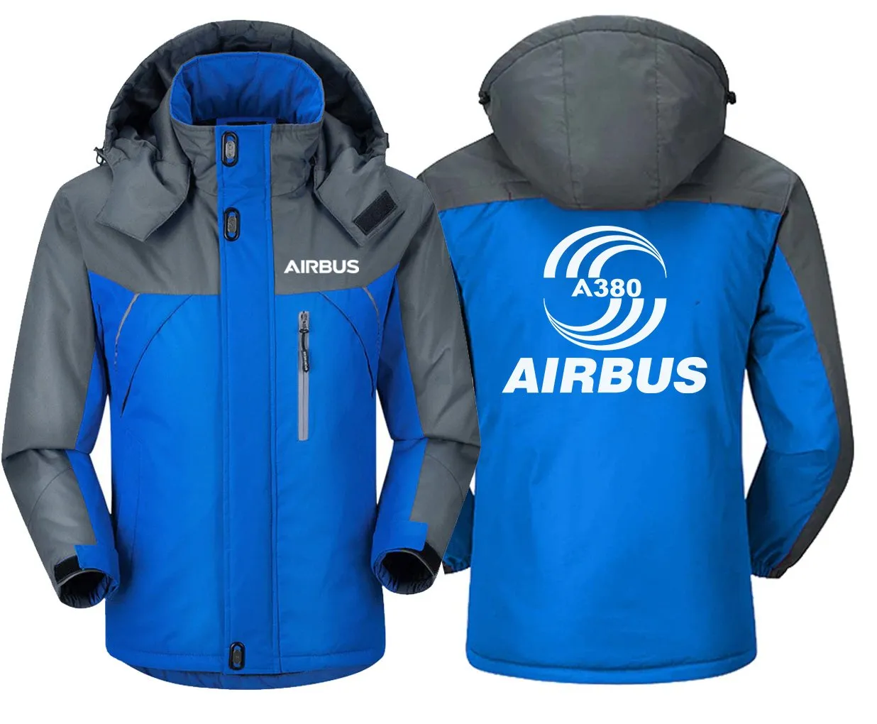 Airbus A380 Winter Jacket - Water-Resistant, Snow And Wind Resistant, Unique Design And Slim Fit