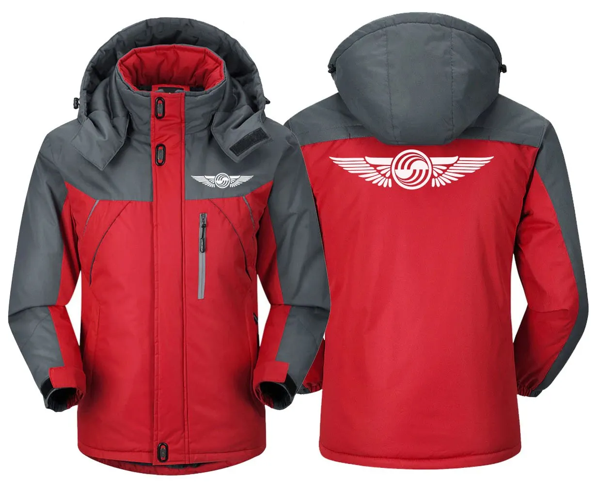 Airbus Wing Winter Jacket - Slim Fit, Water-Resistant, High Wind & Snow Protection, Unique Design