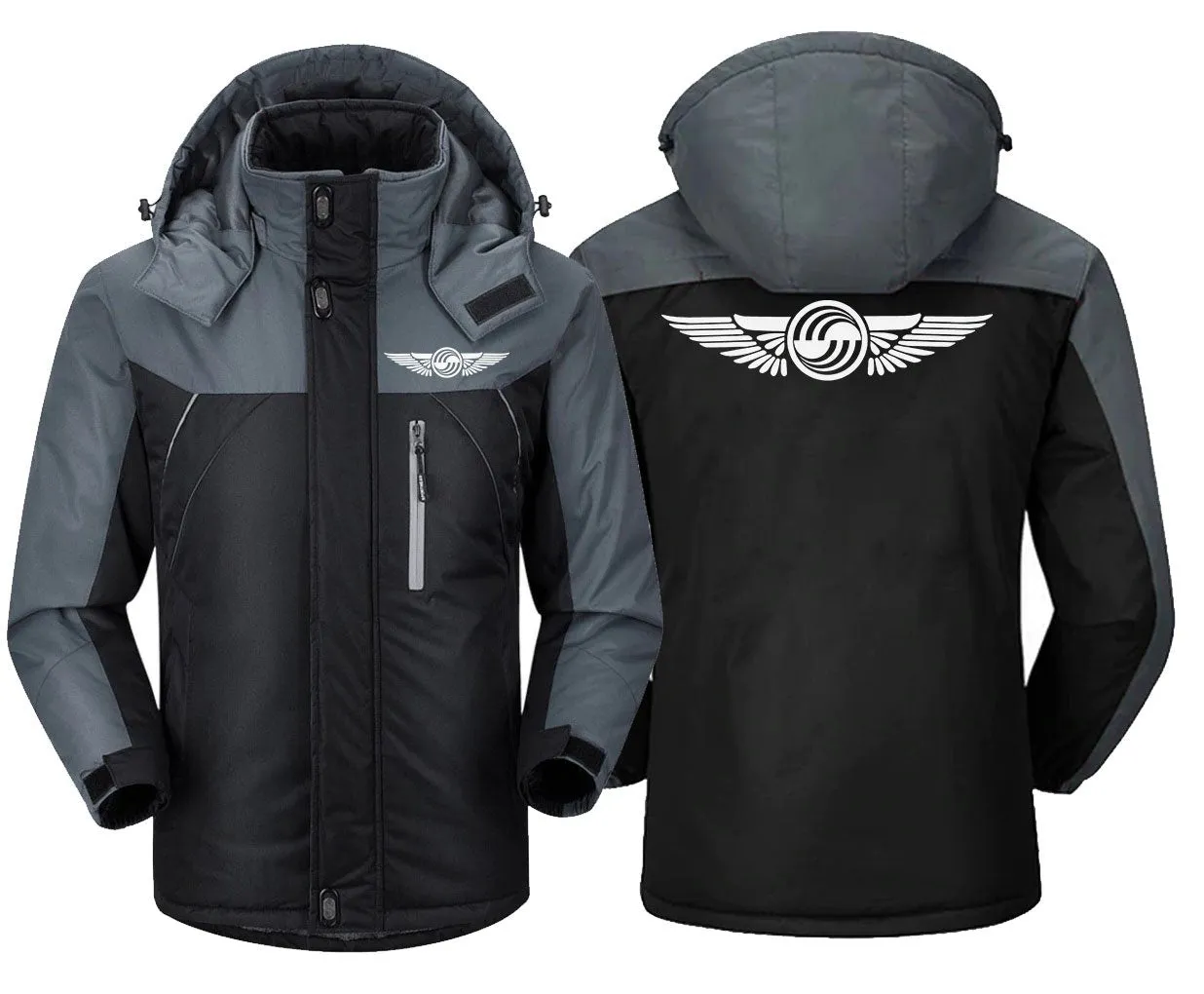 Airbus Wing Winter Jacket - Slim Fit, Water-Resistant, High Wind & Snow Protection, Unique Design