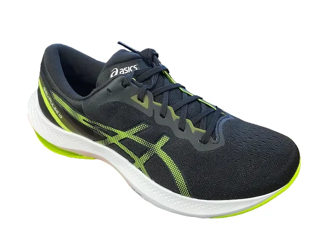 Asics Scarpa da corsa da uomo ammortizzata Gel Pulse 13 1011B175 004 nero verde