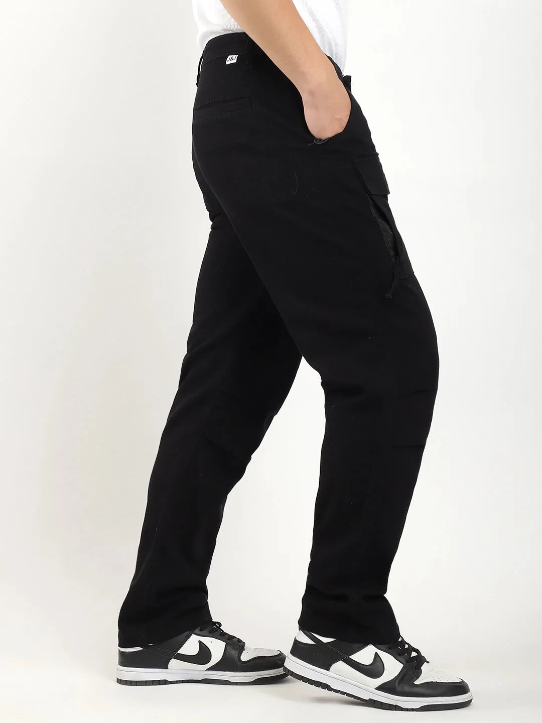 Cambridge Gear Black Cotton Cargo
