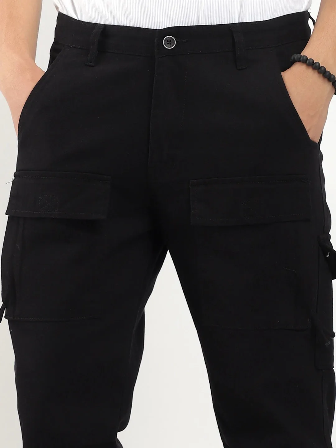 Cambridge Gear Black Cotton Cargo