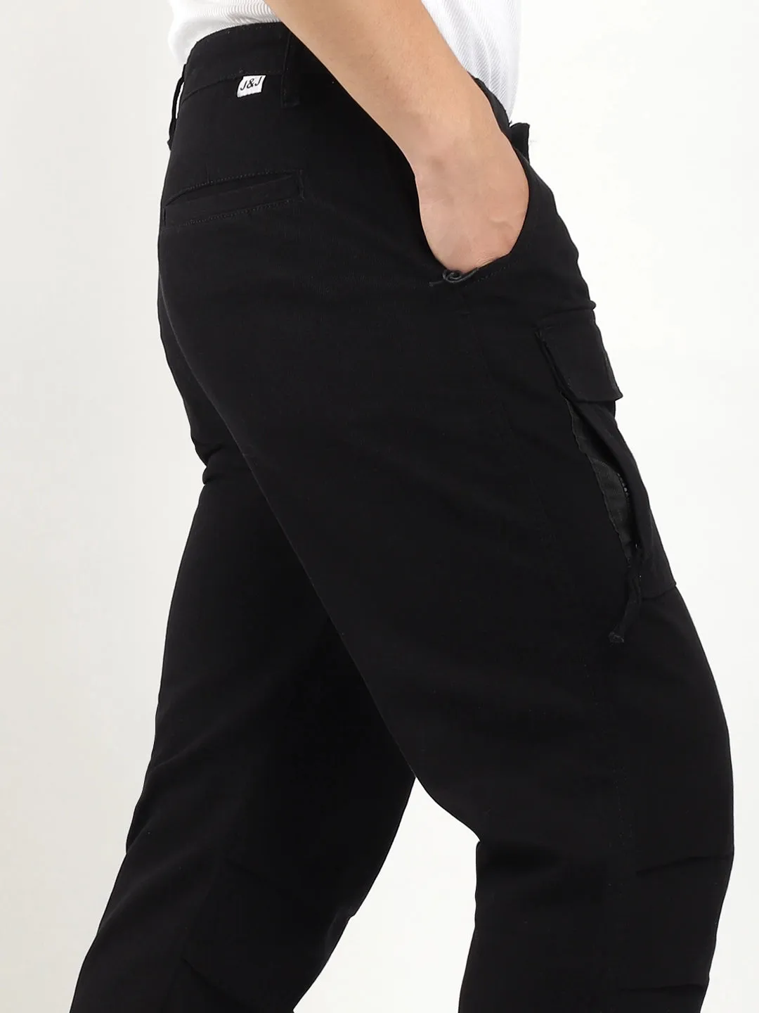 Cambridge Gear Black Cotton Cargo