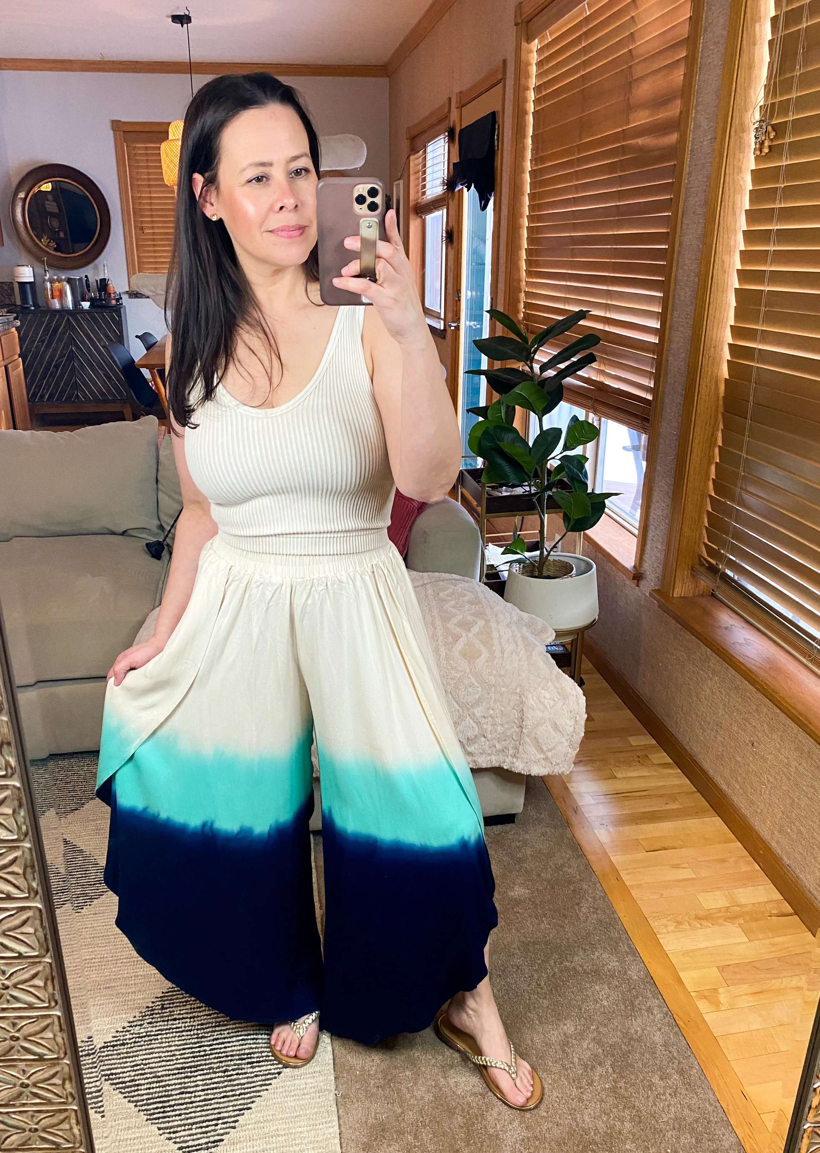 Day and Night Ombre Tulip Pants