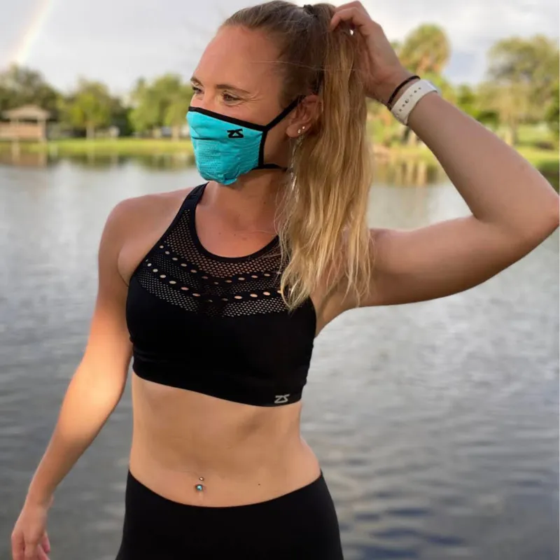 High Neck Sports Bra