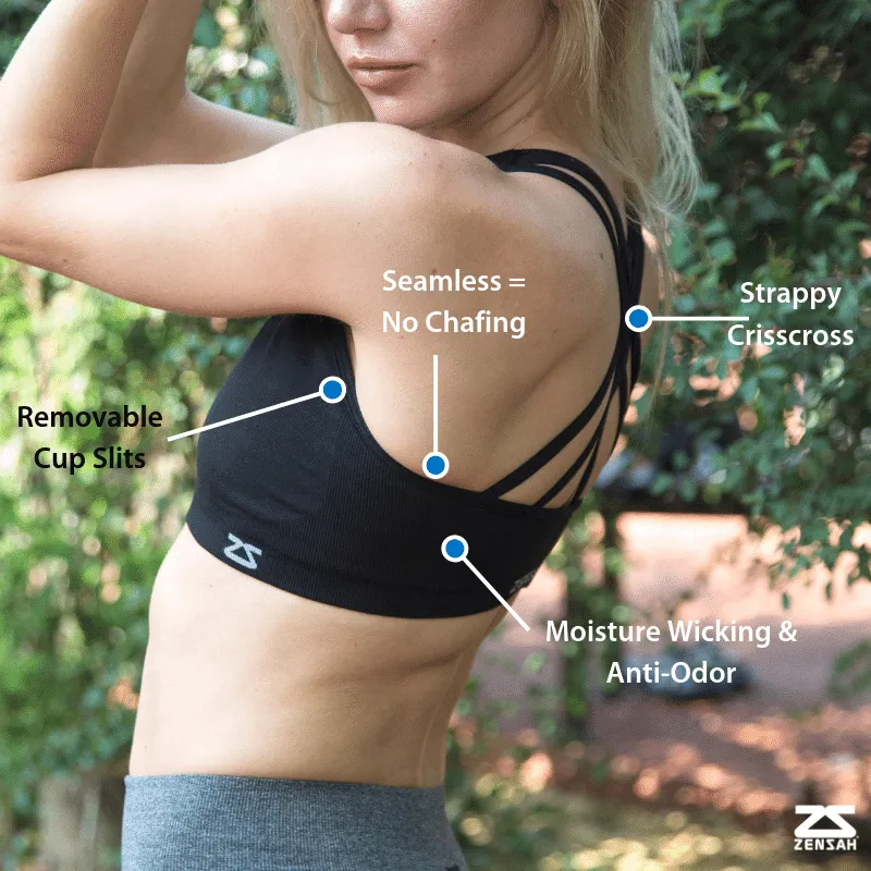 High Neck Sports Bra