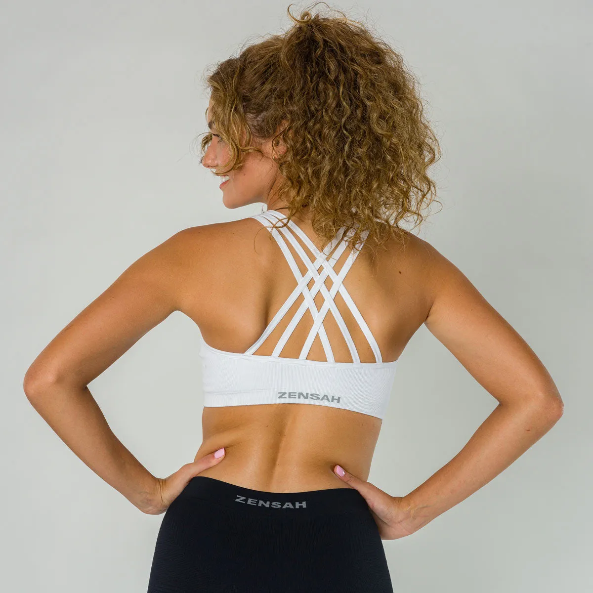 High Neck Sports Bra