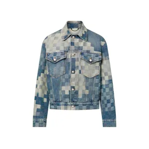 Louis V Damier Denim Skate Jacket