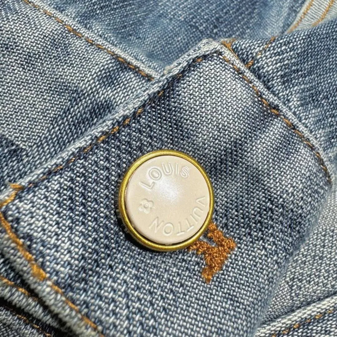Louis V Damier Denim Skate Jacket