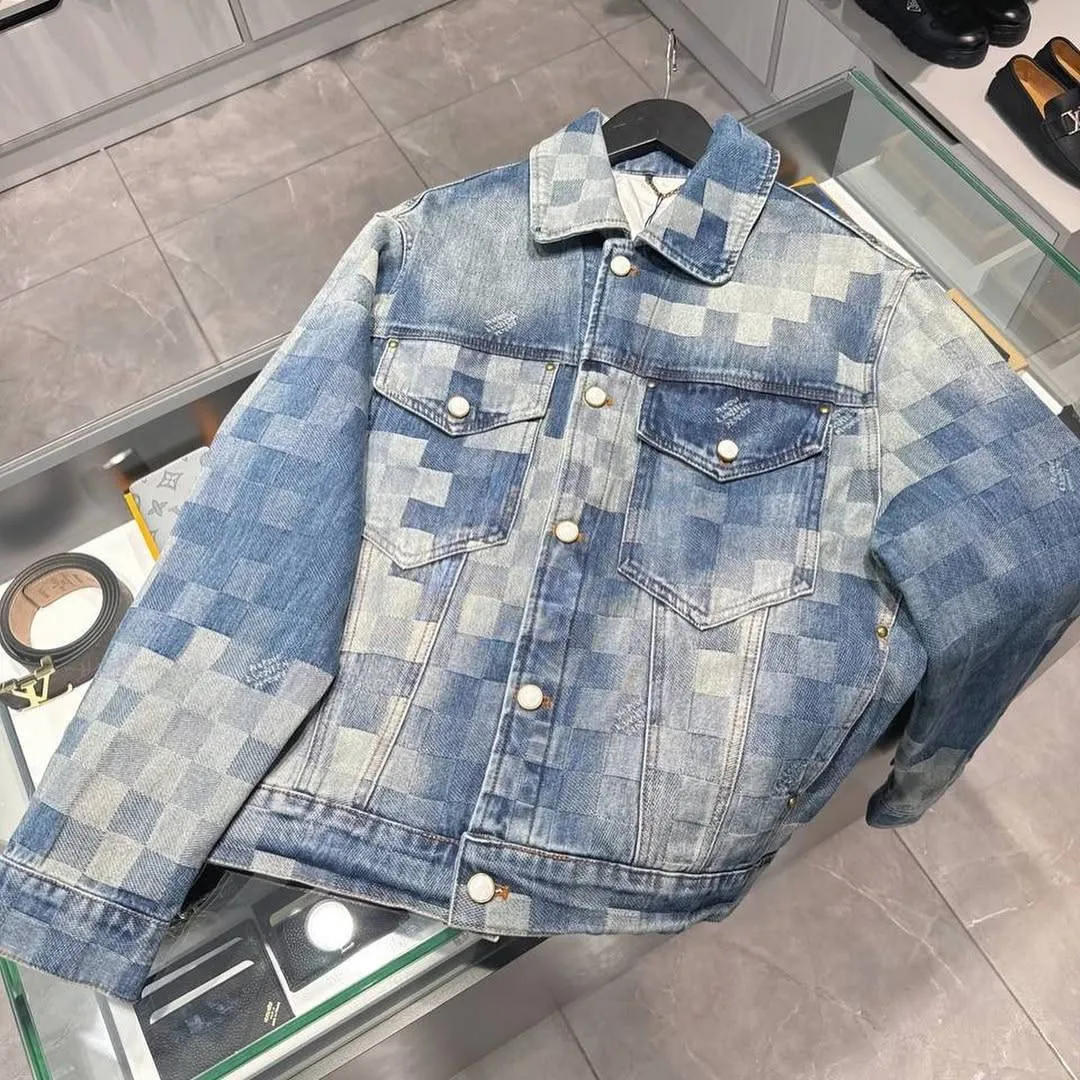 Louis V Damier Denim Skate Jacket