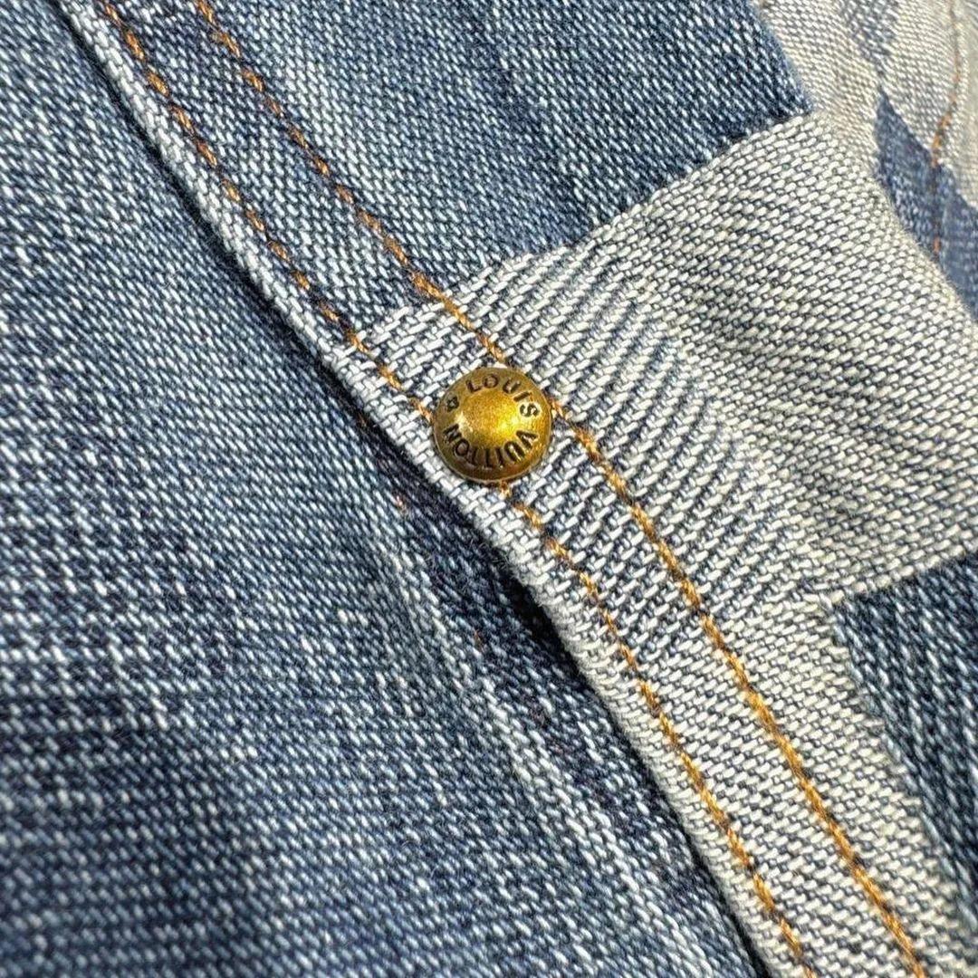 Louis V Damier Denim Skate Jacket