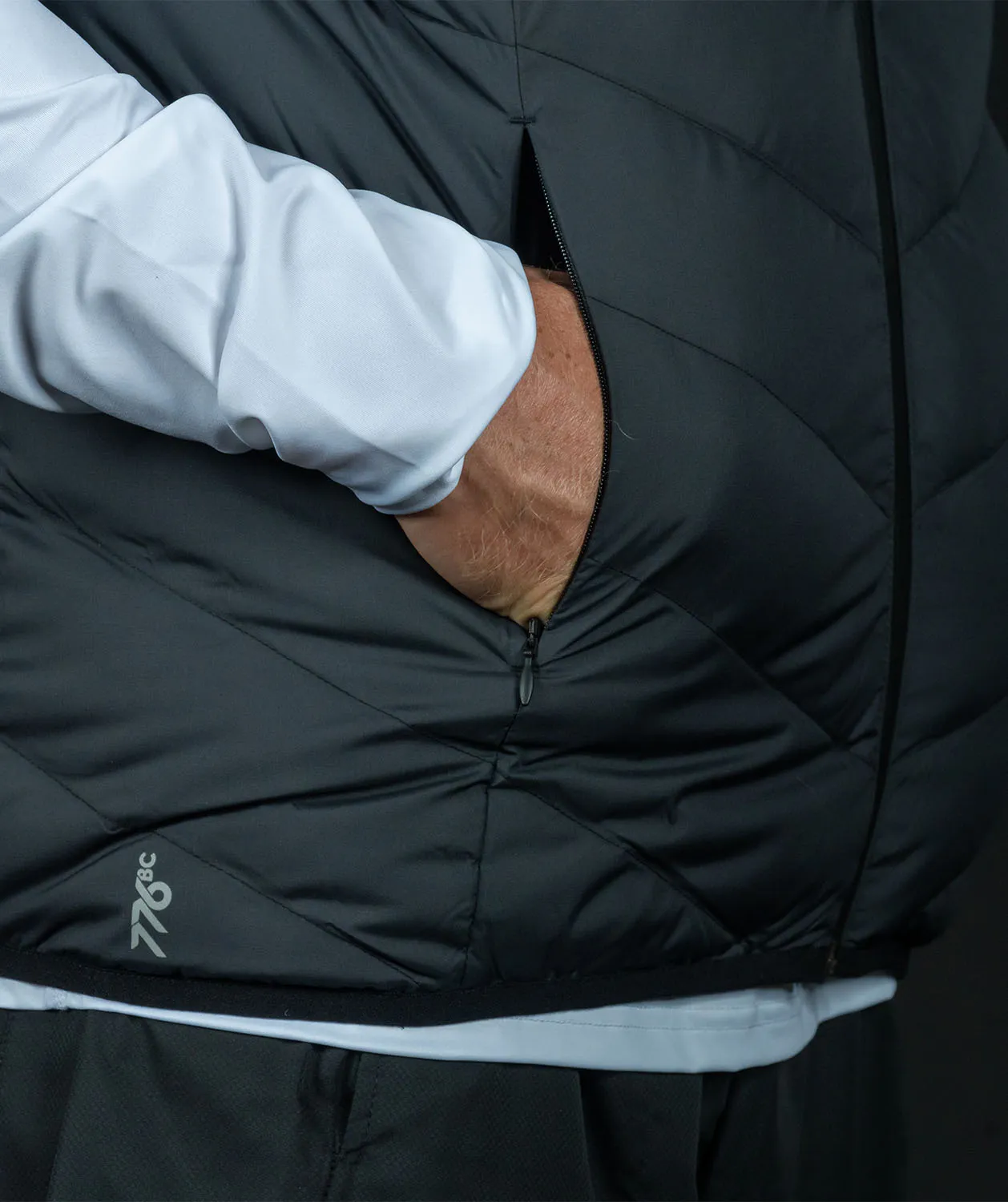 Men's Cumulus Puffer Vest - Black
