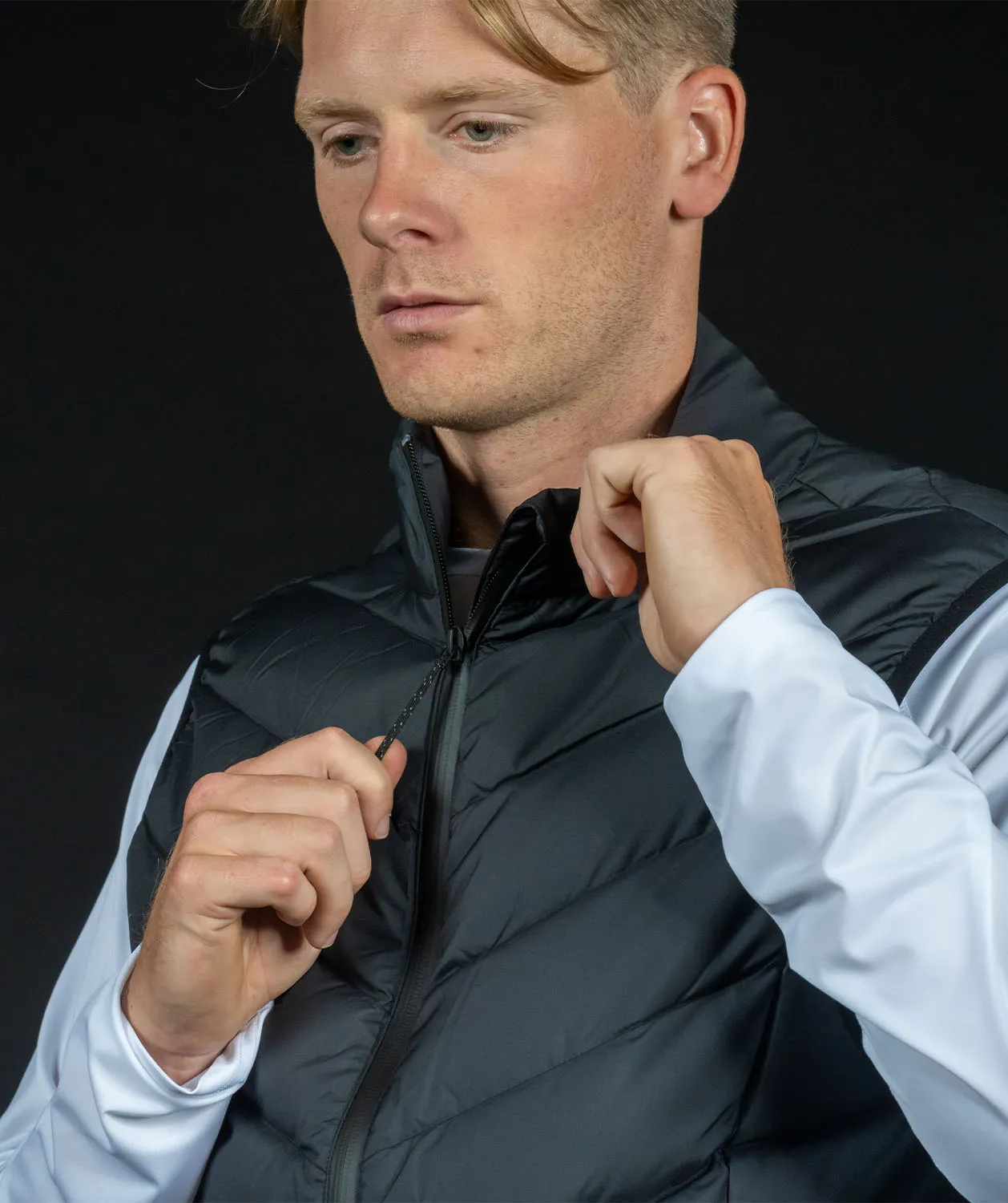 Men's Cumulus Puffer Vest - Black