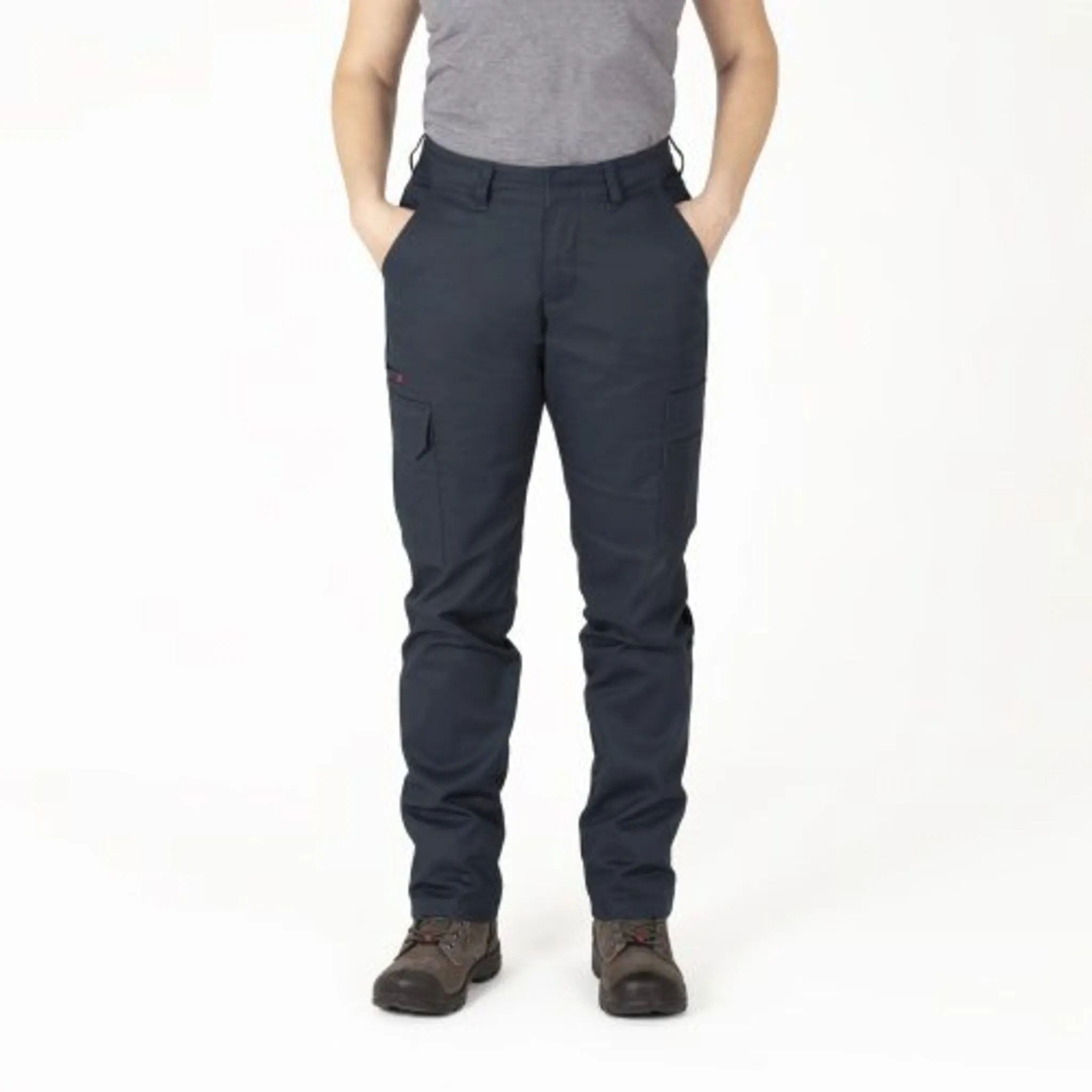 P&F Women's Stretch Cargo Work Pants 820, Durable Poly/Cotton Blend, Water Repellent, Multi-Pocket Design, Contour Waistband, Stain Resistant | Sizes 00-24