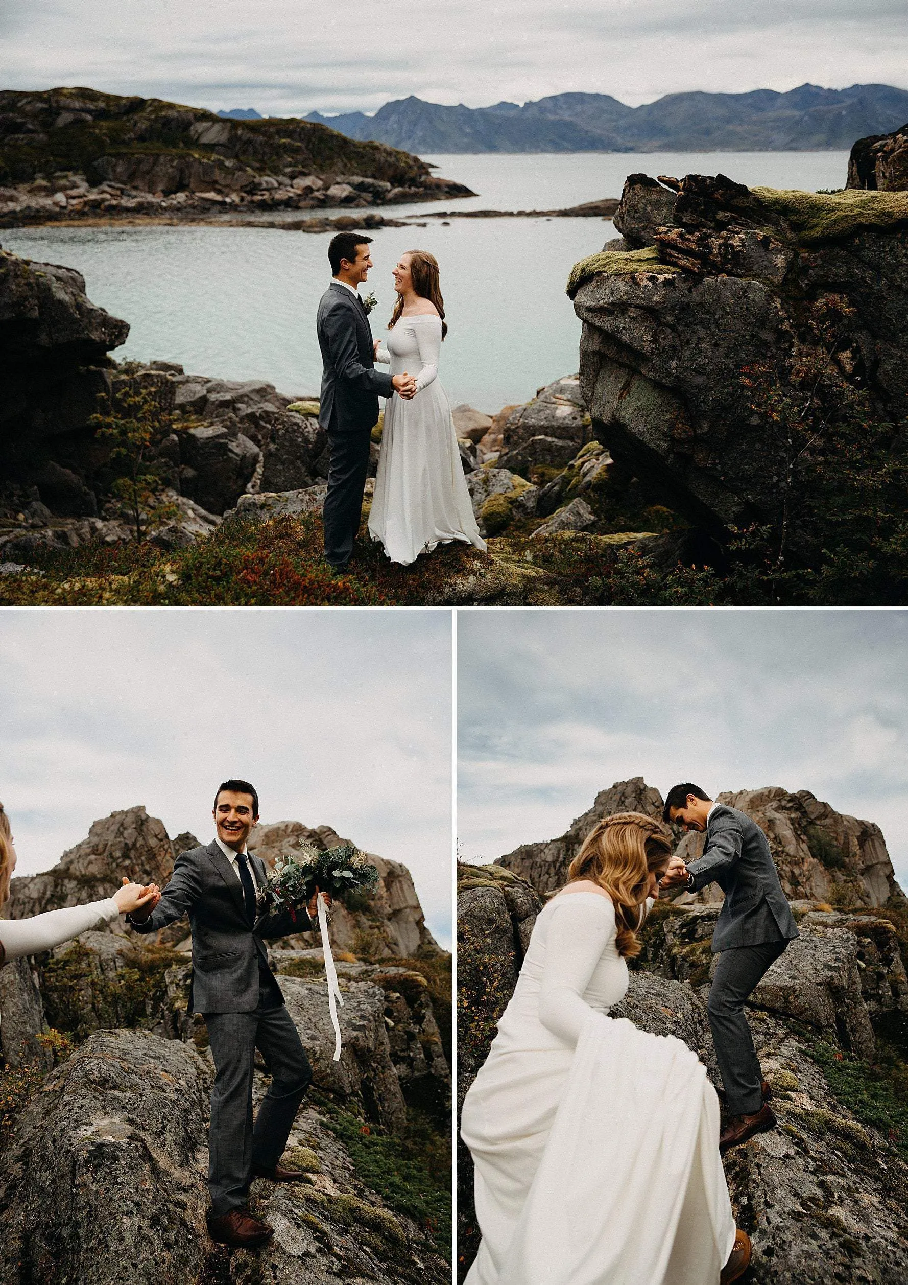 PREMADE Collection: Simply Bohemian Wedding Dress ~ Long sleeved version