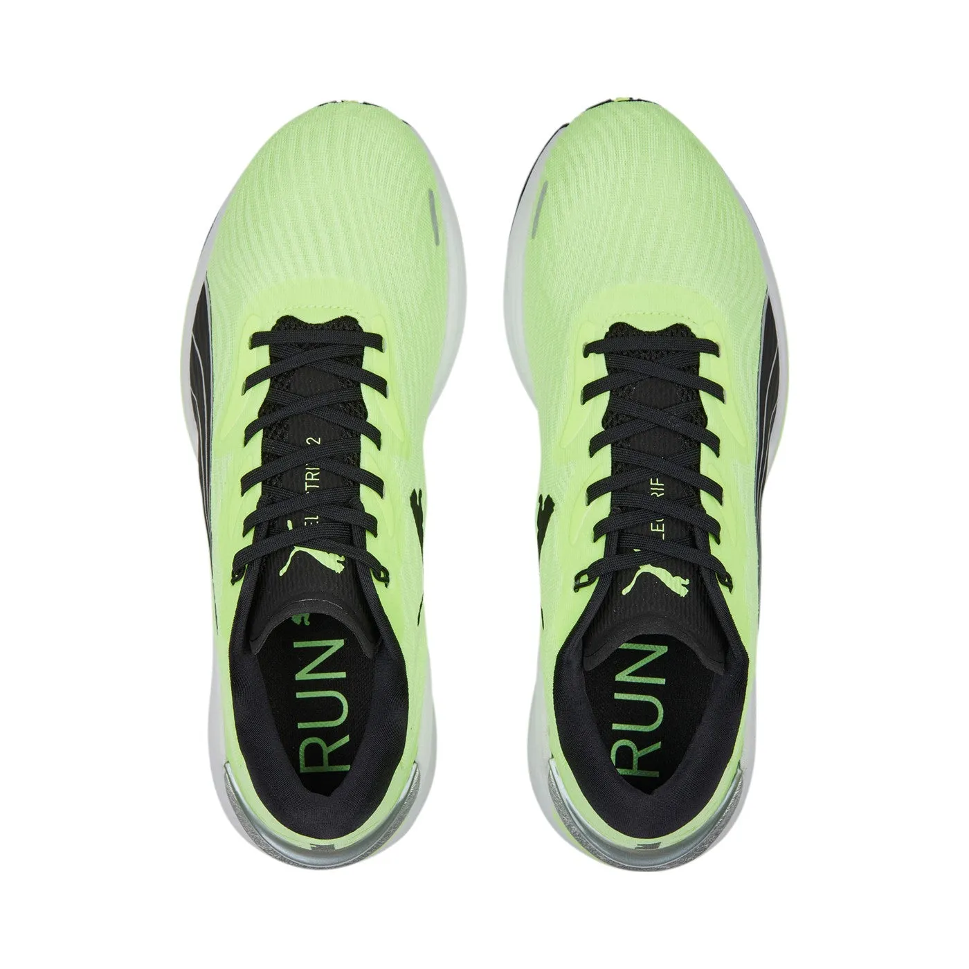 Puma scarpa da corsa da uomo Electrify Nitro 2 376814-12 giallo fluo nero argento