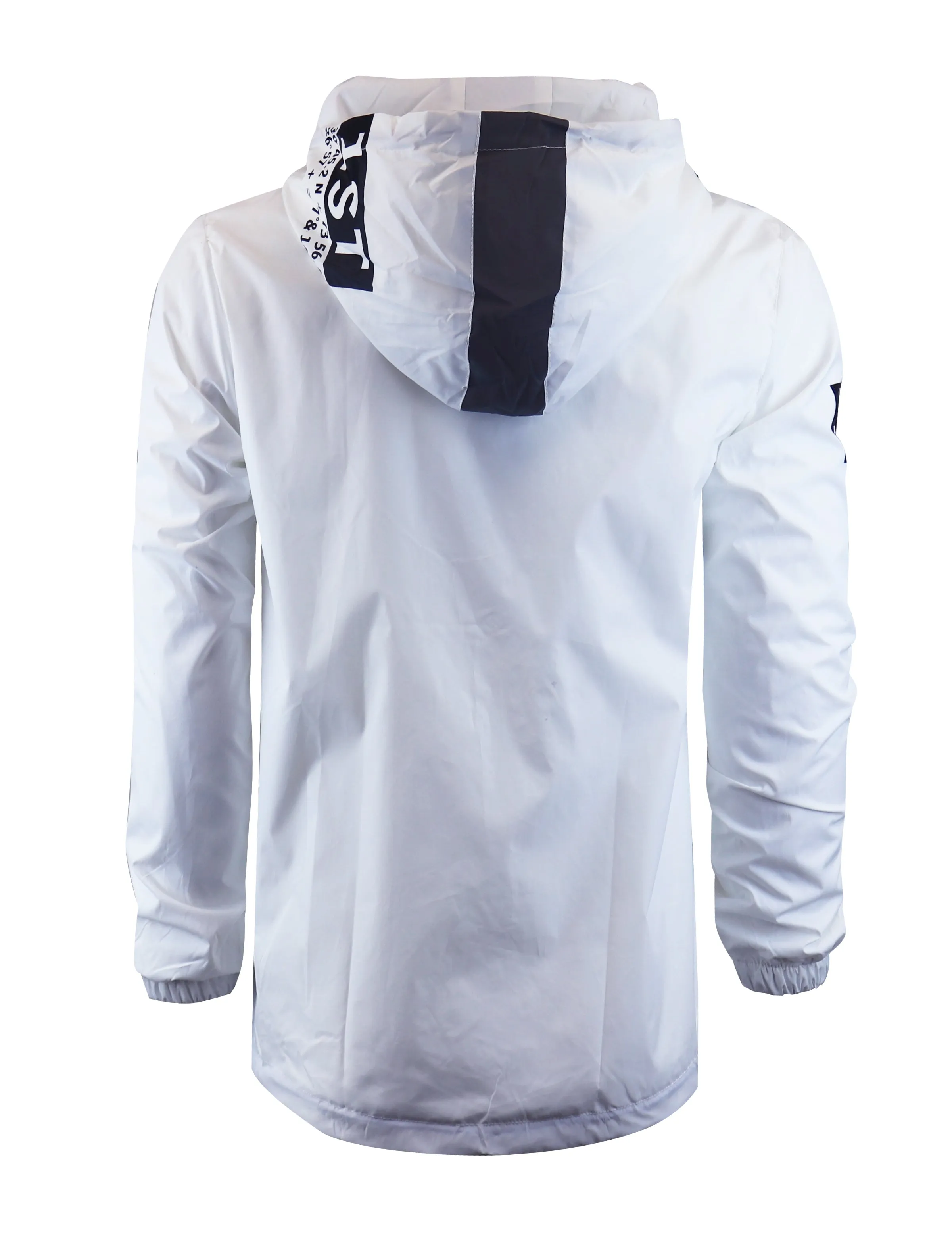 S51005-FASHION WINDBREAKER JACKET (WHITE)