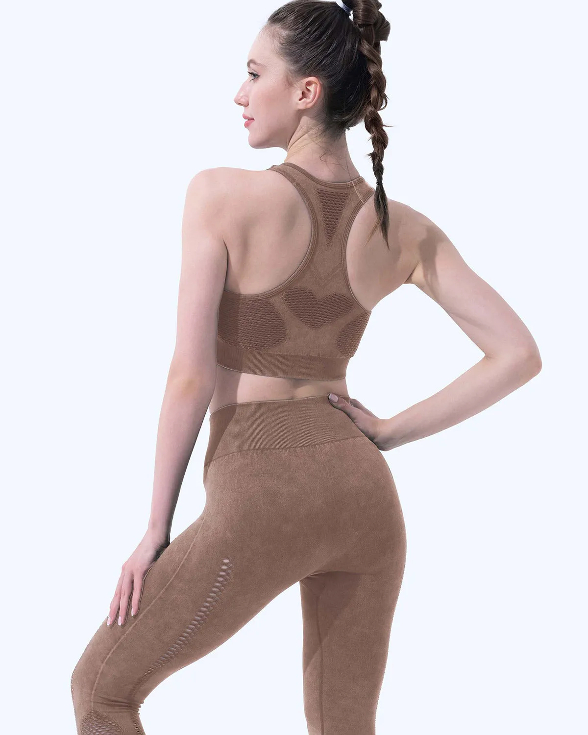 Thea Sports Bra - Brown