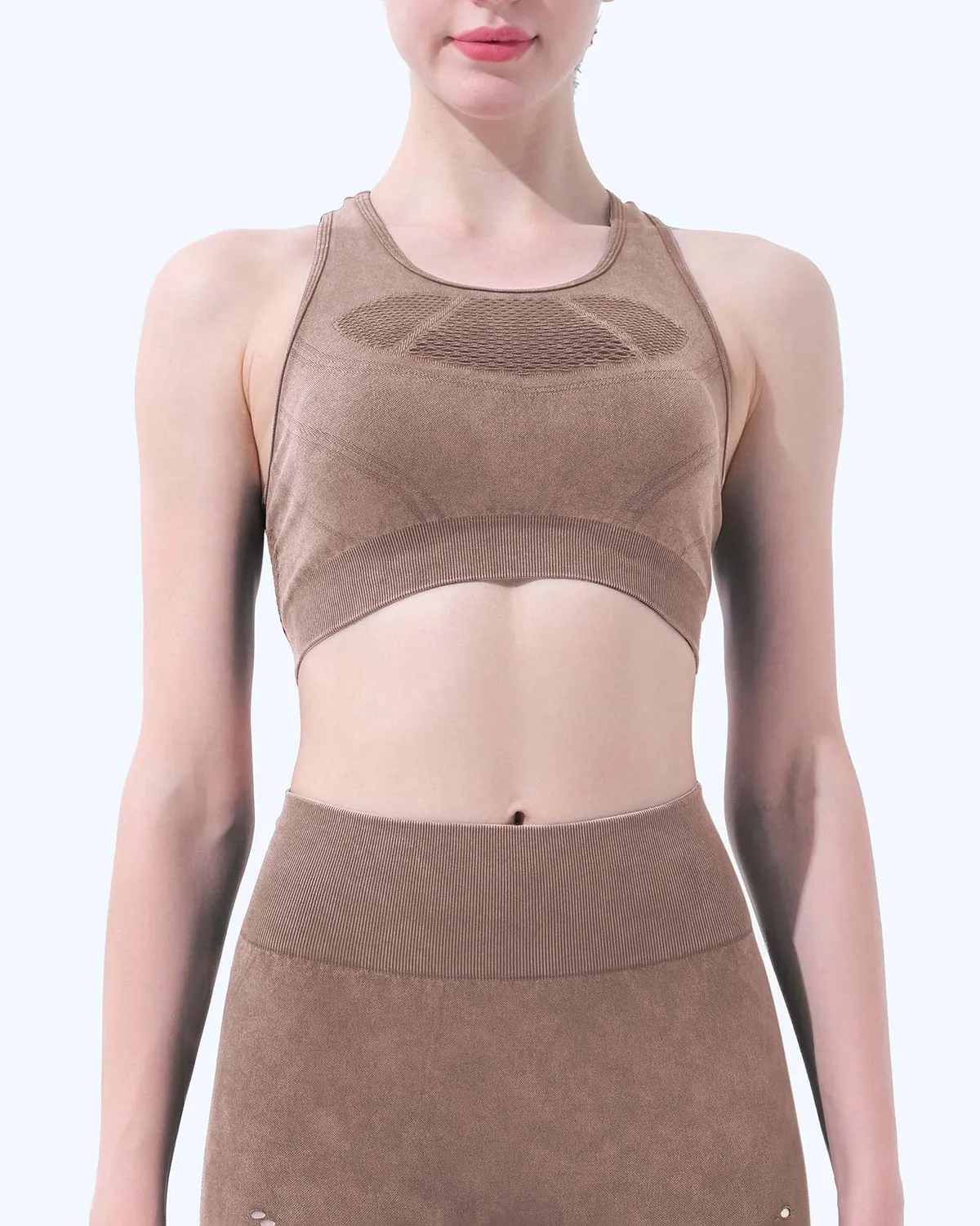 Thea Sports Bra - Brown
