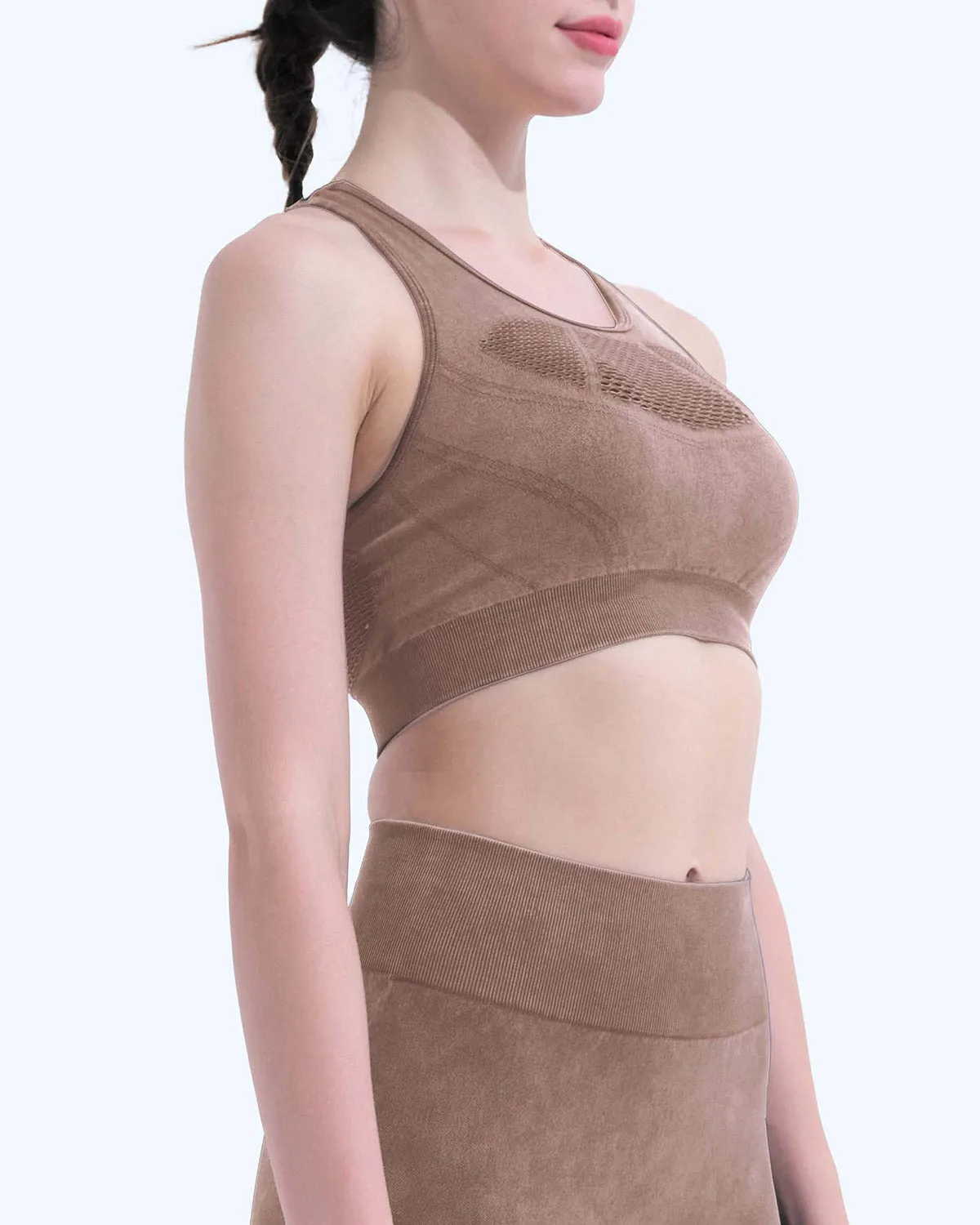 Thea Sports Bra - Brown