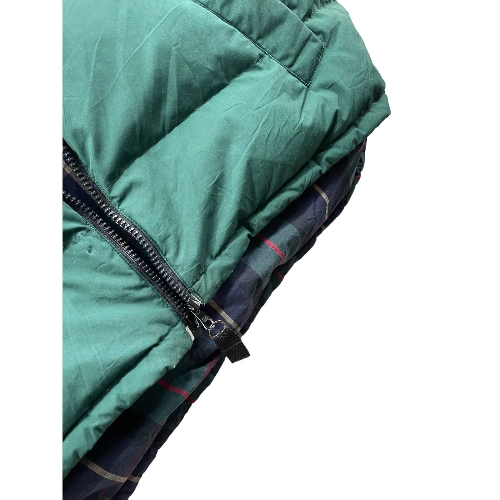 Vintage Eddie Bauer Flannel Lined Insulated Outdoor Puffer Vest