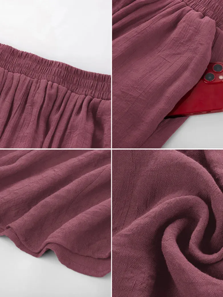 Women Renaissance Big Swing Flared Maxi Skirt with Pocket