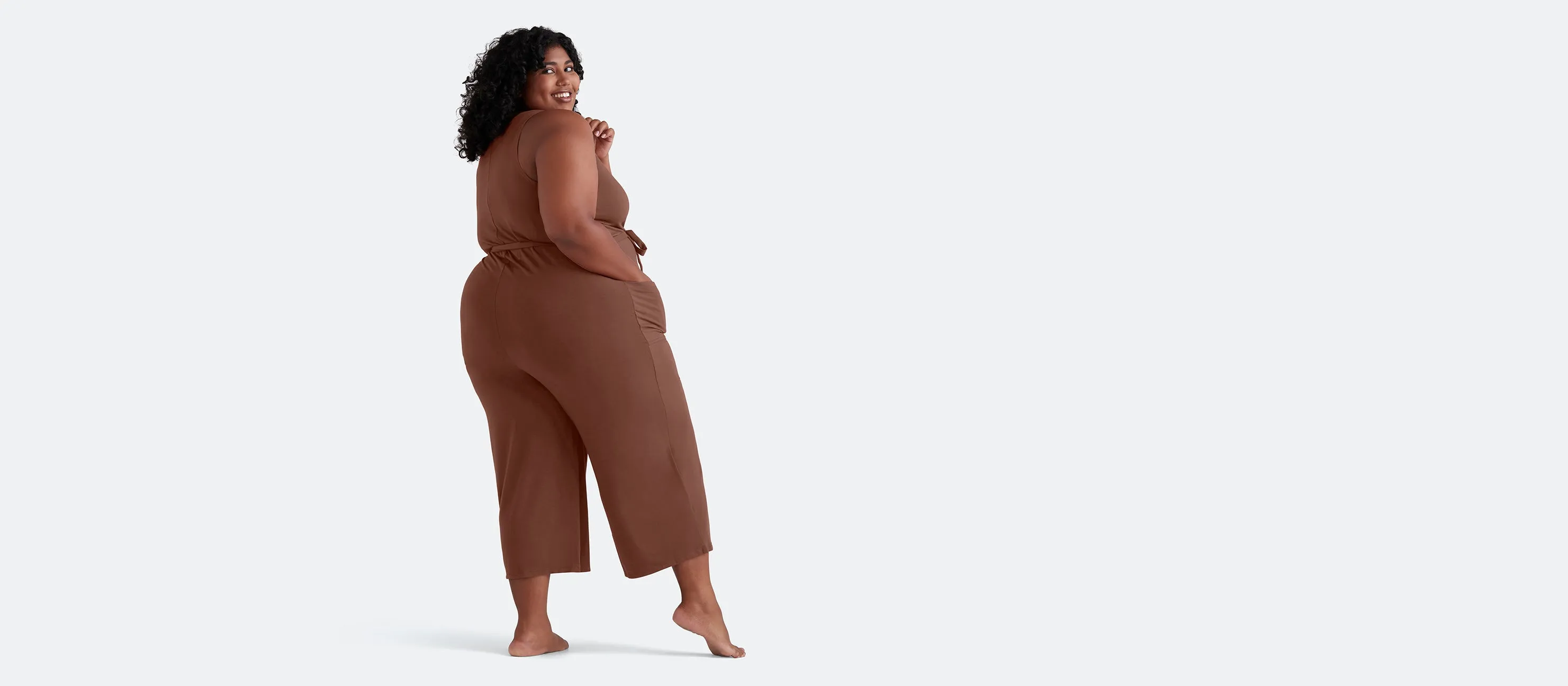 Women's Modal Jumpsuit | Walnut Shell