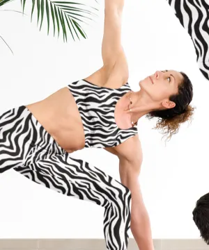 Zebra Stripes Sports Bra